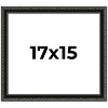 PosterPalooza | Antique Black Picture Frame - UV Acrylic, Backing Board, Hanging Hardware Included - 2 of 4