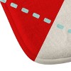 Deny Designs Dominique Vari Words Retro Christmas Knitted Argyle Memory Foam Bath Mat - image 3 of 4