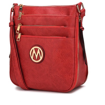 MKF Collection Salome Shoulder Crossbody Women’s Handbag Expandable Multi-Compartment Vegan Leather by Mia K