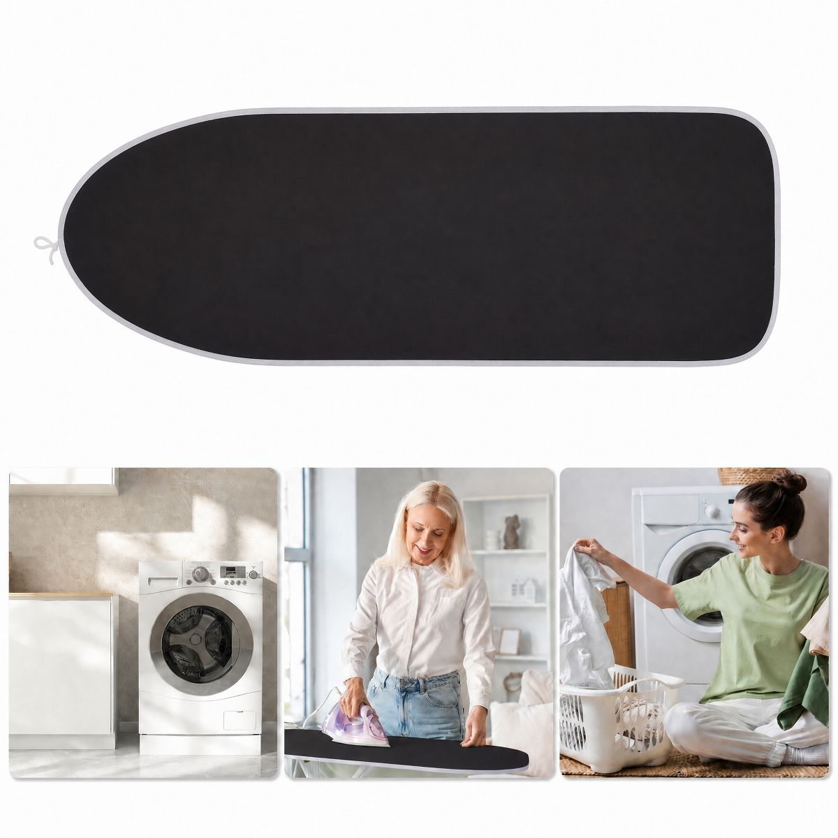 Unique Bargains Durable Heat-resistant Ironing Board Cover 1 Pc - thumbnail 5