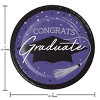 Creative Converting Graduate School Spirit Purple Tableware Kit 18ct - 4 of 4