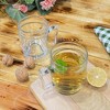 Slickblue Shimmering Cristalline 13 oz Barrel Shape Glass Mugs – Set of 4 or 12, Hot & Cold Beverages - 4 of 4