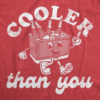 Мужские футболки Crazy Dog T-Shirts, Inc. Mens Funny T Shirts Cooler Than You Sarcastic Food Cooler Graphic Tee for Men - Crazy Dog Men's T Shirt For Foodies Red L — фото 2