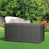 Lirago 180 Gal 680L 61.02"D*28.39"W*29.17"H Outdoor Storage Box with Lid Weatherproof Polypropylene Resin UV Protected KD Design Black - 4 of 4