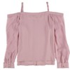 bar III Womens Solid Button Down Blouse - 2 of 2
