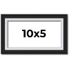 PosterPalooza | Panoramic Flat Silver Picture Frame - UV Acrylic, Foam Board Backing, Hanging Hardware - 2 of 4