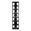 Vynxaria Modern 7-Tier Slim Shoe Rack, Compact Organizer, Durable Design - 2 of 4