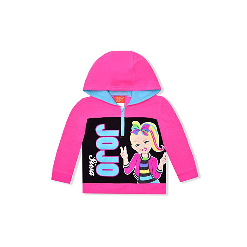 Nickelodeon Boy's Jojo Siwa Half Zip Pullover Hoodie for toddler, 1 of 3