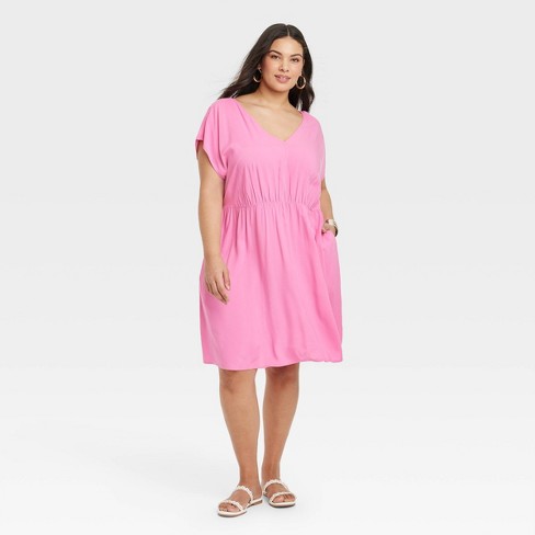 Ava & Viv Target Women's Plus Size Balloon Long Sleeve Dress