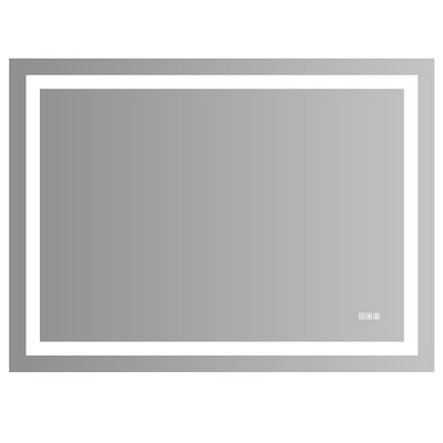 Bathroom Mirror, Lighted Bathroom Vanity Mirror with Dimmable Front Light, 48 x 36 Inch/60x36 Inch Anti-Fog Makeup Mirror