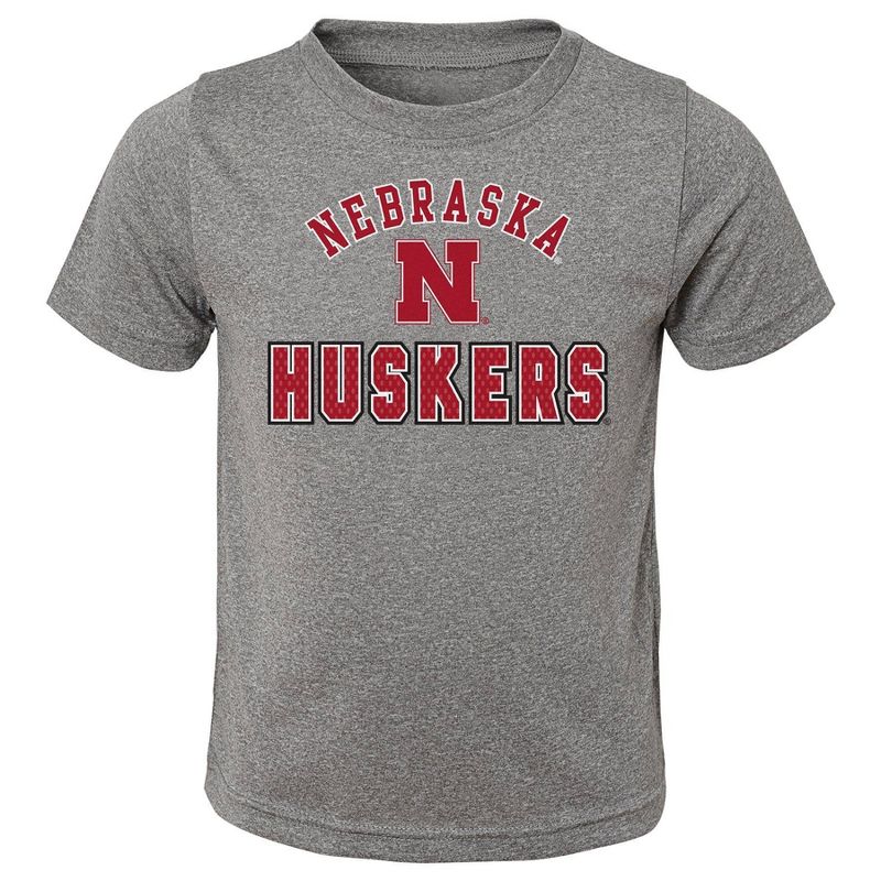 NCAA Nebraska Cornhuskers Toddler 2pk T-Shirt, 2 of 4