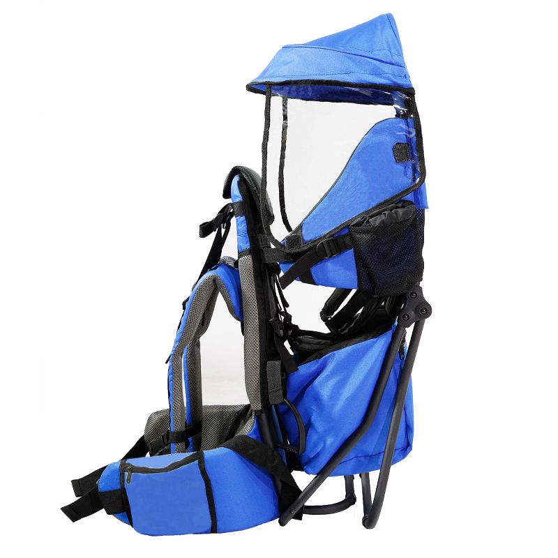 ClevrPlus CC Hiking Child Carrier Baby Backpack Camping for Toddler Kid, Blue, 3 of 7