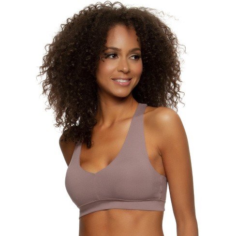 Felina Women's Velvety Soft Racerback Bralette (twilight Mauve,x-large) :  Target