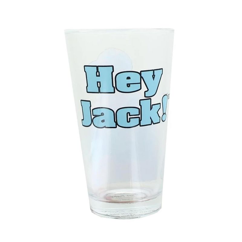 Just Funky Duck Commander Si Hey Jack 16 Ounce Clear Pint Glass, 1 of 3