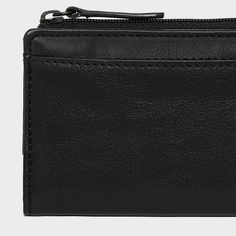 Men&#39;s RFID Magnetic Duo Fold with Zip Wallet - Goodfellow &#38; Co&#8482; Black, 6 of 8