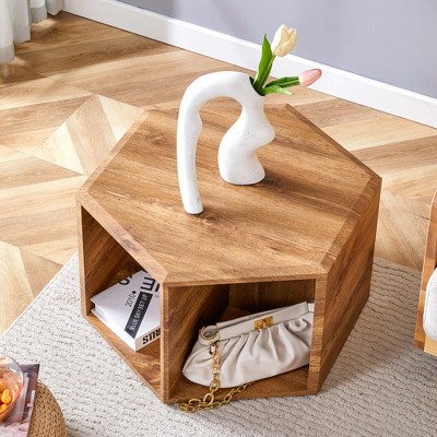 HDZNVF Hexagonal MDF coffee table