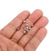 Unique Bargains Rhinestone Small Round Bulk Glass Spacer Beads for Jewelry Making 100 Pcs - 3 of 4