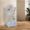 FDW 39 Inch Bird Cage Multi-Level Parrot Cage Roof Top Large Flight Cage with Removable Trays Accessories & Swinging Perch Ideal - 2 of 4