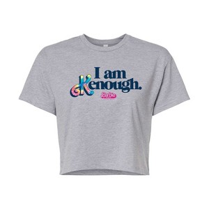 Women's - Barbie - I Am Kenough Cropped Graphic T-Shirt - 1 of 4