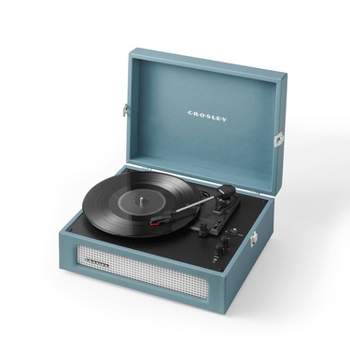 Crosley Voyager Bluetooth Vinyl Record Player - Washed Blue