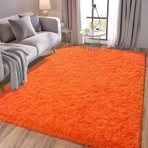 LOVEVOOK 5x7 Feet Area Rugs for Living Room Bedroom, Non-Slip Fluffy Soft Shag Rug, Plush Carpet for Home Dorm Decor Aesthetic - 1 of 4