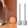 Unique Bargains Metal Air Pin for Football Basketball Soccer Inflating Pump Needle Silver Tone 1.5" x 0.3" 20 Pcs - 4 of 4