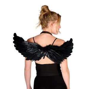 Orion Costumes Black Wings Black Adult Costume - 1 of 4