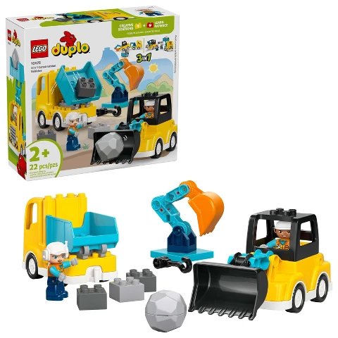 LEGO DUPLO Construction Vehicles 10475: product photograph from Target.