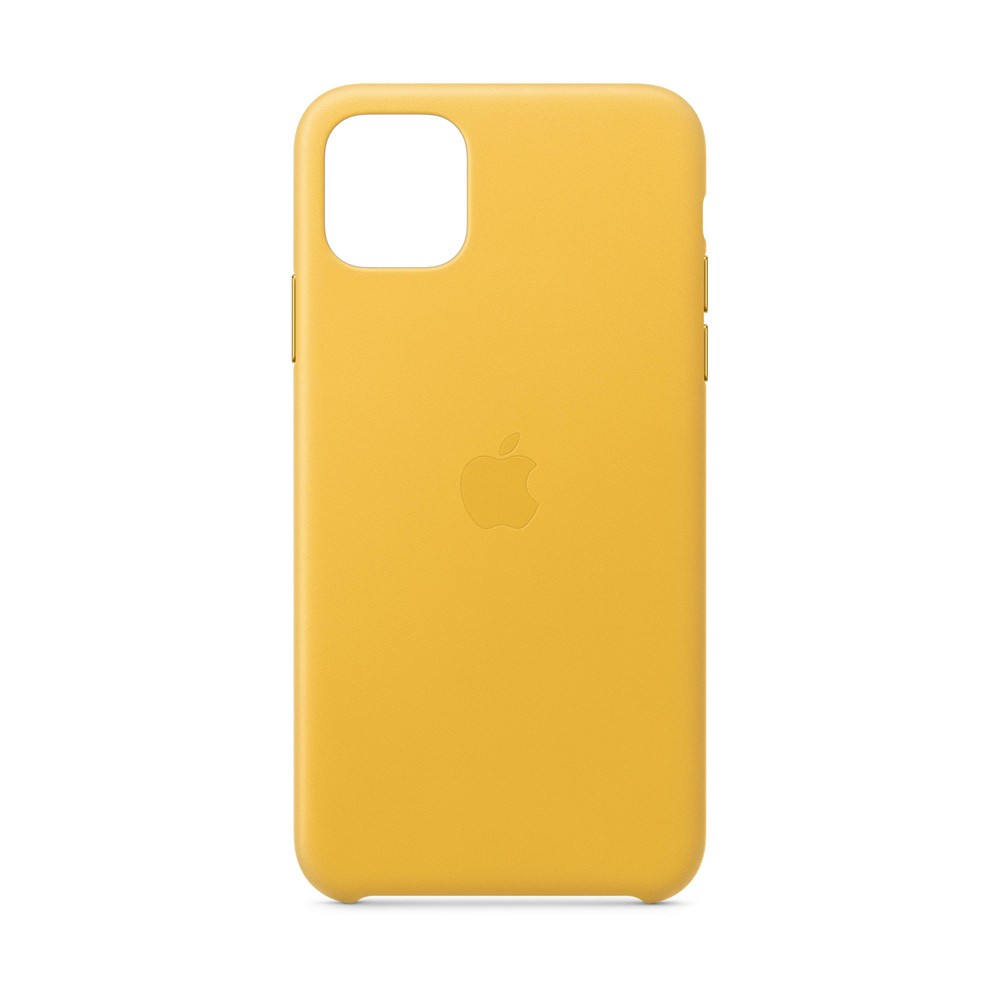 UPC 190199287563 product image for Apple iPhone 11 Pro Max Leather Case - Meyer Lemon | upcitemdb.com