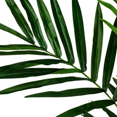 65-Inch Potted Faux Palm Tree with Lights