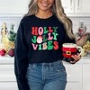 Simply Sage Market Women's Graphic Sweatshirt Holly Jolly Vibes Smile - 3 of 3