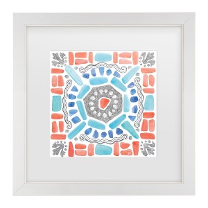 Trademark Fine Art - Beth Grove Coastal Sea Life X Matted Framed Art - 1 of 4