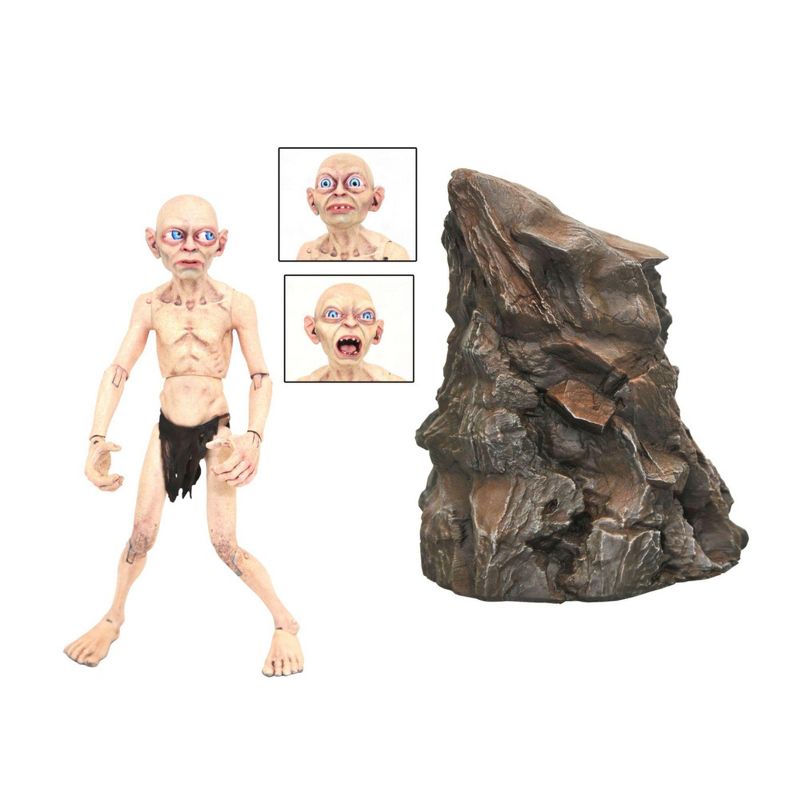 Diamond Select Lord Of The Rings Deluxe Gollum Action Figure, 3 of 7