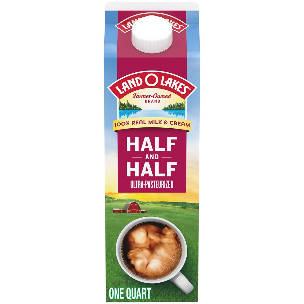 UPC 034500632027 product image for Land O Lakes Half & Half - 1qt | upcitemdb.com