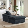 51.97 Inch Modern Compression Single Seat Sofa with Footrest, Activity Seat Bags, Comfortable Sitting Depth,Durable Materials for Living Room, Bedroom - 2 of 4