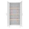 KTMBDW 61'' 2 Shapely Doors Cabinet, Metal Storage Cabinet with Doors and Adjustable Shelves, Metal Pantry Cabinets for Bedroom, Living Room, Kitchen - 4 of 4