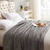 Inhand Fleece Throw Blanket for Couch Sofa or Bed, 50" x 60" Soft Fuzzy Plush Blanket, Luxury Flannel Blanket, Super Cozy and Comfy for All Seasons - 3 of 4
