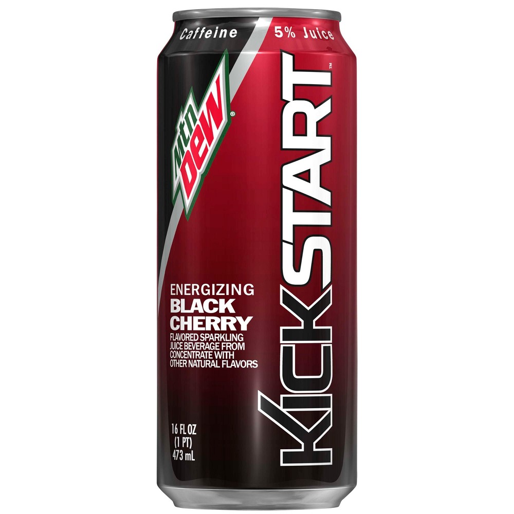 UPC 012000043000 product image for Mountain Dew Kickstart Rally Cherry - 16 fl oz Can | upcitemdb.com
