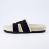 CUSHIONAIRE Cuddle Fur Slippers for Women Faux Shearling Slide Sandal +Memory Foam, Wide Widths Available - 2 of 4