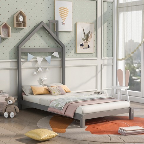 House shaped deals bed frame