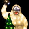 Northlight LED Lighted Bumble Topping the Christmas Tree Outdoor Yard Decoration - 32" - 4 of 4