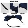 Unique Bargains Women's Fashion Satin Bow Knot Headband 0.31 Inch Wide 1 Pc - 3 of 4