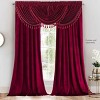 Egyptian Linens Heavyweight Velvet Waterfall Valance 57”Wx37”L (Single) - 3 of 4
