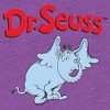 Girl's Dr. Seuss Horton Portrait  T-Shirt - Purple Berry - Medium - 2 of 4