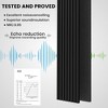 2 Pack Acoustic Solid Wood Wall Panels, 94.49” x 12.6” Soundproof Wall Panels, Wood Slat Wall Panels for Wall Decor - 2 of 4