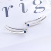 18K White Gold Climber with Genuine Crystals - 2 of 4