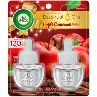 Air Wick Apple Cinnamon Medley Scented Oil Refills - 2ct/0.67 fl oz