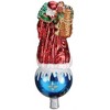 Old World Christmas Glass Blown Father Christmas Tree Topper - 2 of 4