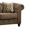 Acme Furniture Aurelia Sofa Brown Linen - 3 of 4