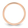 Black Bow Jewelry 1.2mm 10k Rose Gold Polished Flat Stackable Band - 2 of 4
